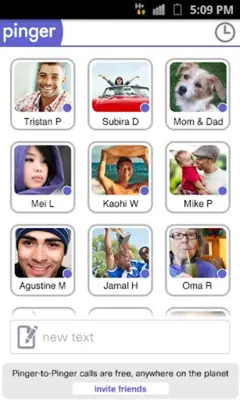 Pinger Messenger android App screenshot 0