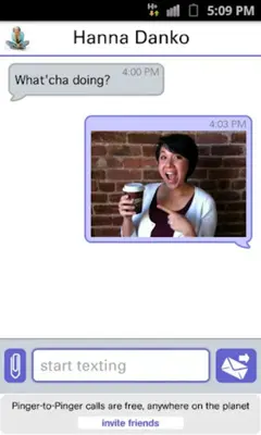 Pinger Messenger android App screenshot 1